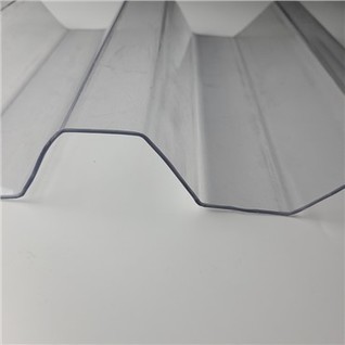 Kosongkan Plastik Polycarbonate Lembaran Beralun Bumbung